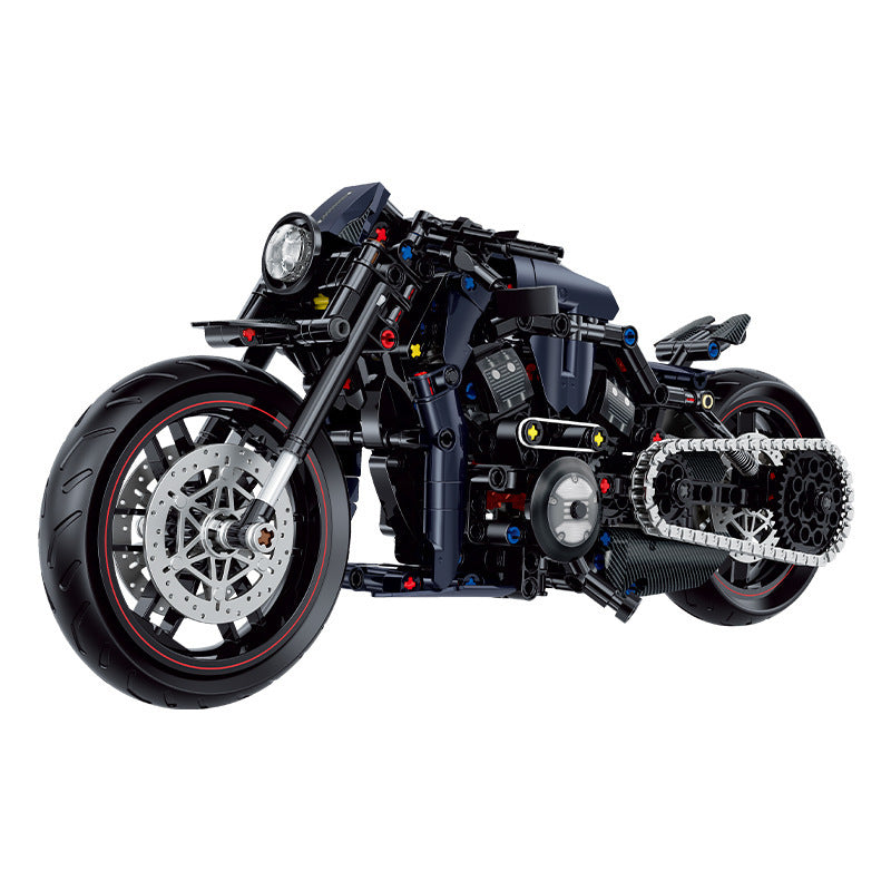 Building Blocks Motorcycle Toy Model Table Ornaments - Cindi Book