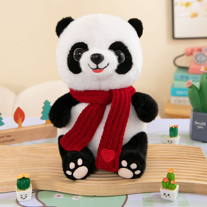 Cute Panda Plush Toy Wearing Clothes - Cindi Book
