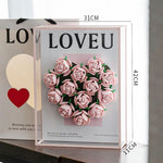 Rose Bouquet Building Blocks Gift Box DIY Handmade - Cindi Book
