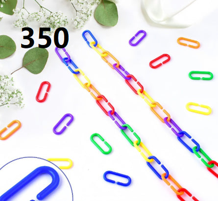 Parrot Toy Bird Supplies C-Shape Plastic Chain - Cindi Book