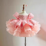 Short-sleeve Princess Dress For A Baby Girls First Birthday - Cindi Book