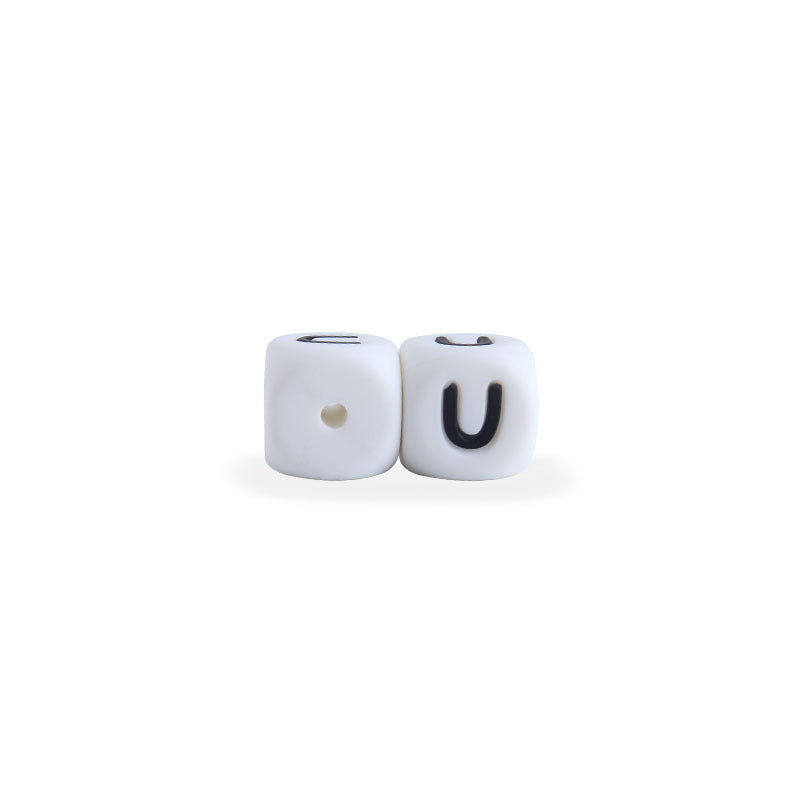 12mm Baby Products 26 Silicone English Alphabet Beads Teeth Accessories - Cindi Book
