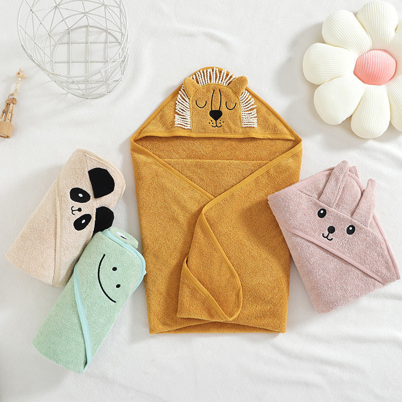 Children's Towel Cloak Cotton Hooded Cute Cartoon - Cindi Book