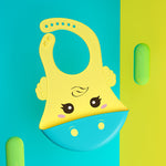 Baby Eating Silicone Bib Baby Stereo Waterproof - Cindi Book