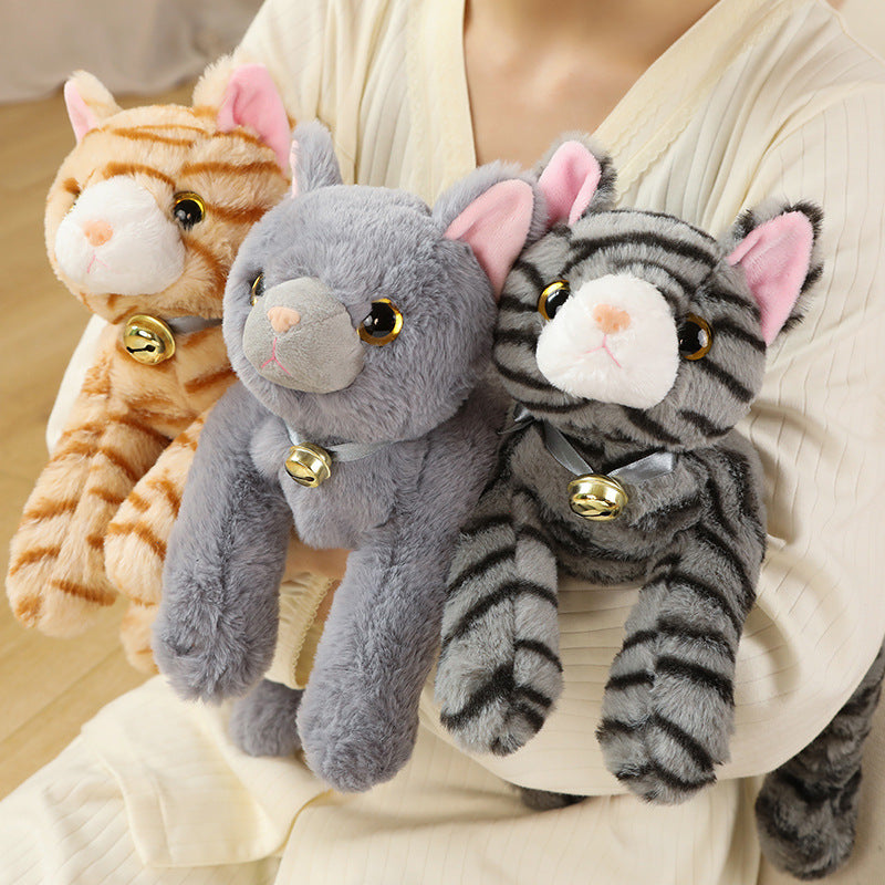 Simulation Birthday Gift Cat Plush Toy - Cindi Book