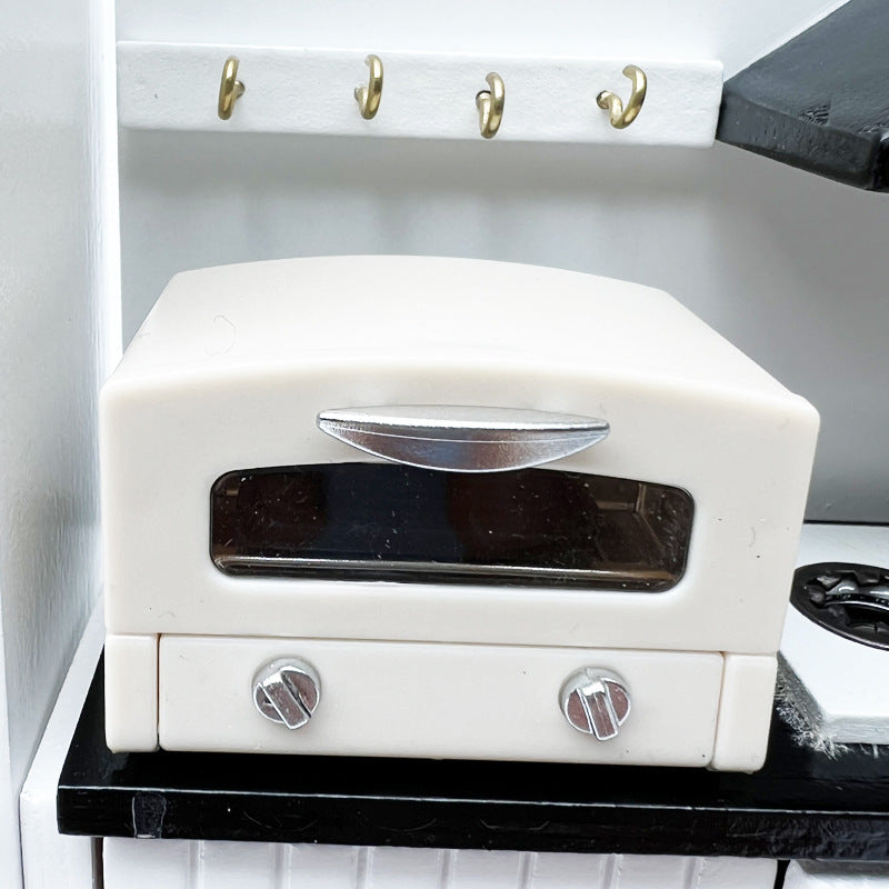 112 Dollhouse Mini Model Miniature Three-color Oven Coffee Machine - Cindi Book