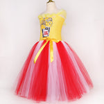Popcorn Girl's Mesh Princess Pettiskirt Long - Cindi Book