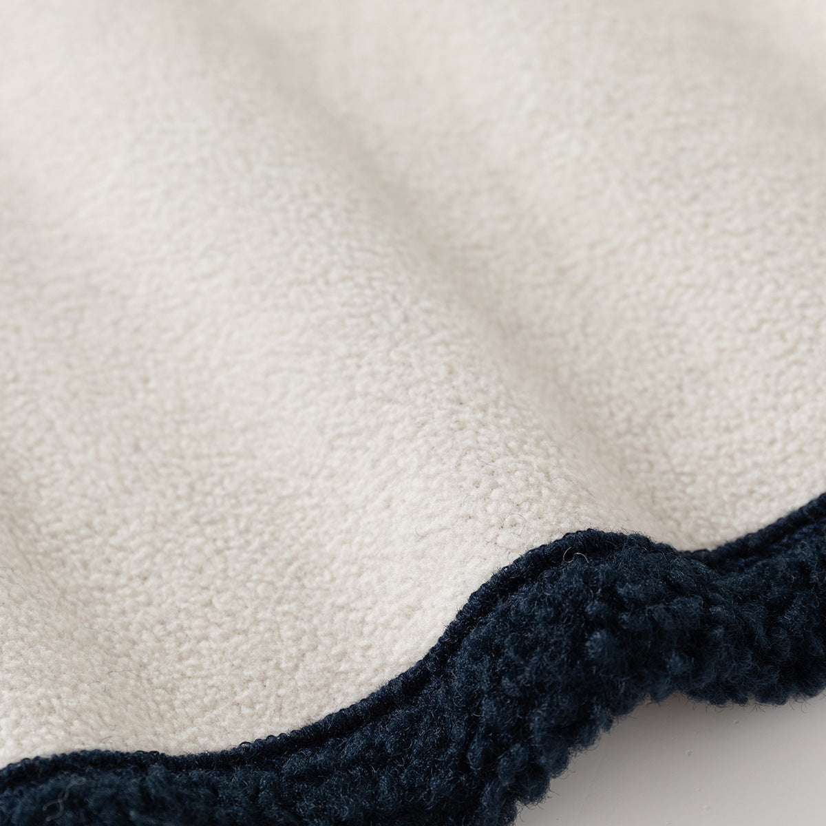 Thickened Coat Baby Fleece Stand Collar Stitching Top - Cindi Book