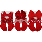 Baby Bow Hair Band Socks Suit Children's Christmas Big Bow Socks Combination - Cindi Book