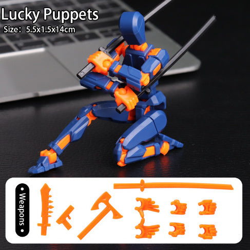 Multi-Jointed Movable Shapeshift Robot 2.0 3D Printed Mannequin Dummy Action Model Doll Toy Kid Gift - Cindi Book