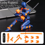 Multi-Jointed Movable Shapeshift Robot 2.0 3D Printed Mannequin Dummy Action Model Doll Toy Kid Gift - Cindi Book