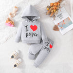 Hooded Printed Sweater Trousers Suit Casual All-matching - Cindi Book