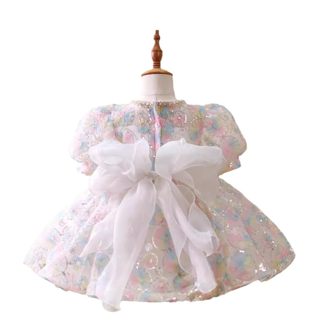 Princess Dress Light Luxury Minority High-end Flower Birthday Host Pettiskirt - Cindi Book
