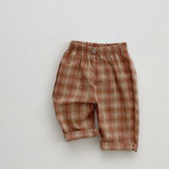 Men's Treasure Babies' Trousers Plaid Pants Leisure - Cindi Book