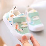 Solid Casual Soft Soled Baby Walking Shoes - Cindi Book