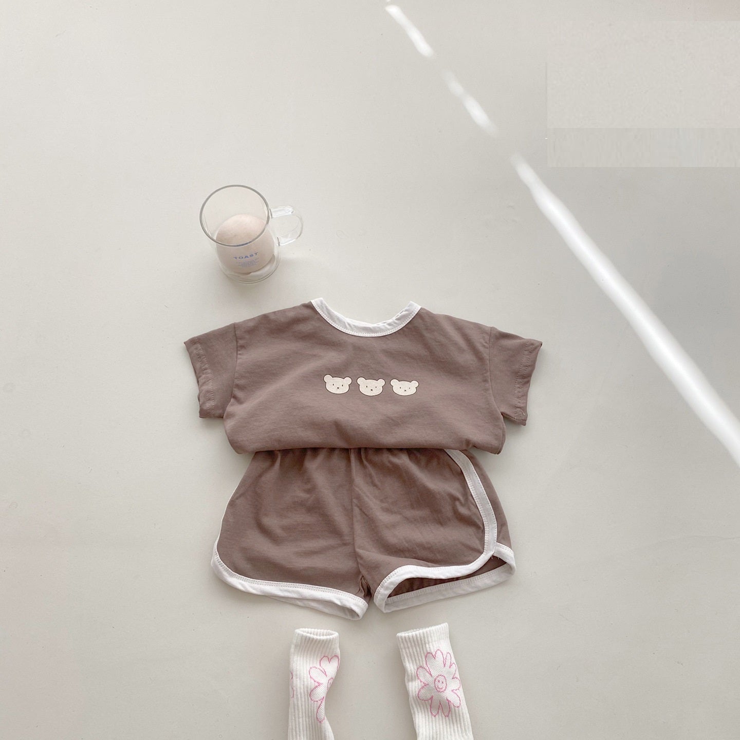 Summer Baby Short-sleeved Shorts Suit Homewear Pajamas - Cindi Book