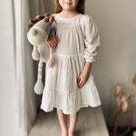 Baby Girl Pure Cotton Long Sleeve Bottoming Dress Is Sweet And Cute - Cindi Book