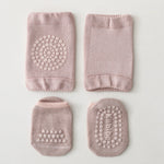 Children's Knee Pad Terry Floor Socks Set Toddler Protection - Cindi Book