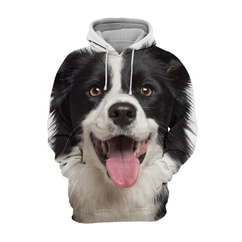 Animal Dog Print Hoodie Winter Hoodie Man's Sportswear - Cindi Book