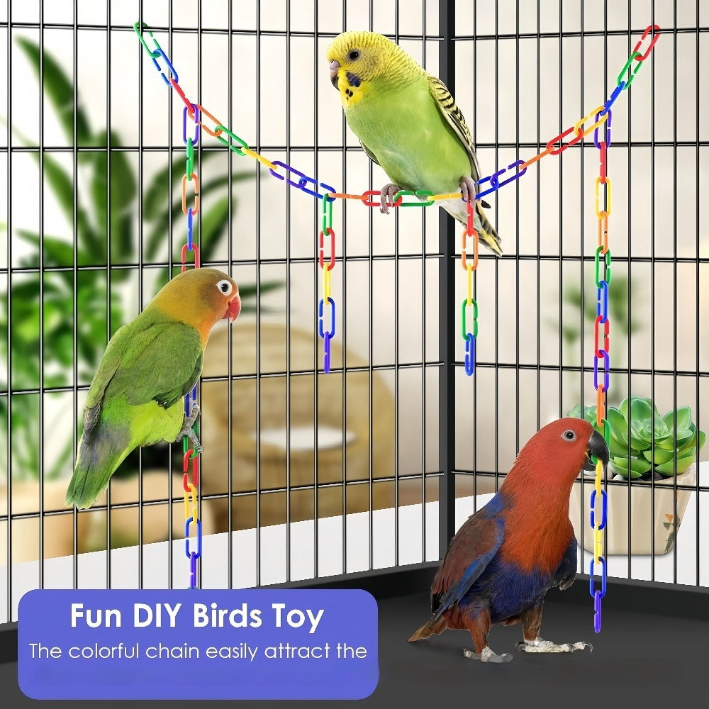 Parrot Toy Bird Supplies C-Shape Plastic Chain - Cindi Book