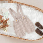 New Integrated Infant Solid Color Suspenders - Cindi Book