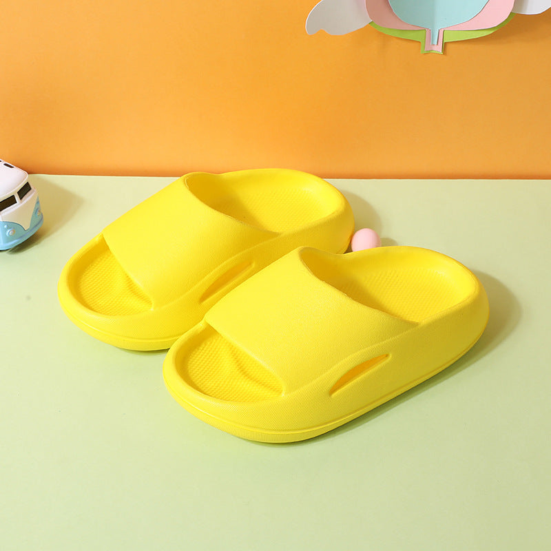 Summer Cute Thick-soled Soft-soled Home Indoor Outdoor Solid Color Sandals And Slippers - Cindi Book