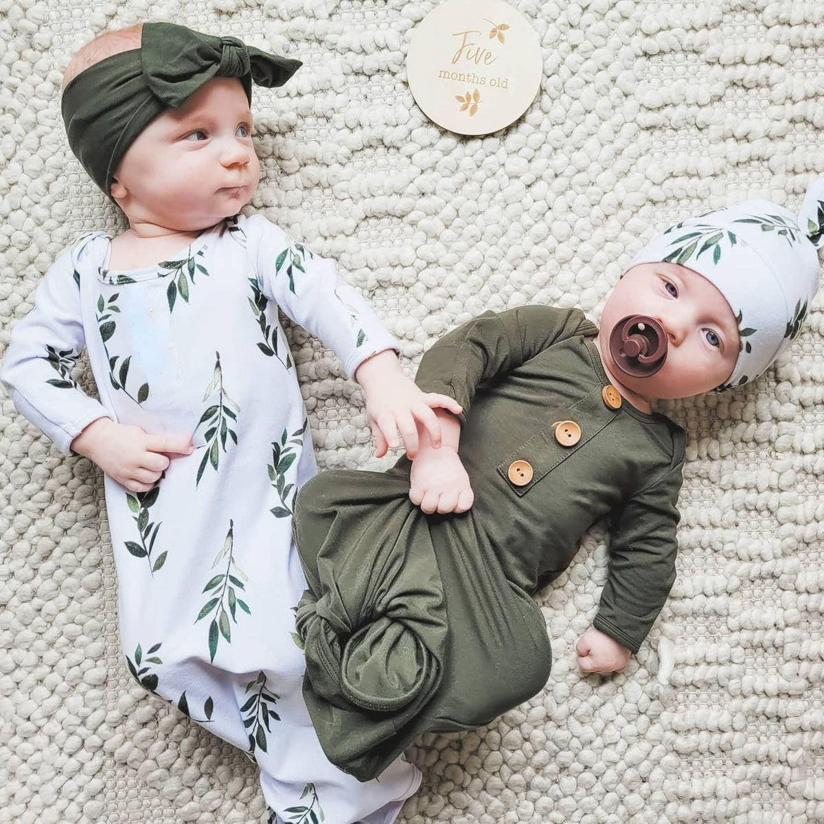 Newborn Knotted Nightgown Baby Sleeping Bag Print - Cindi Book
