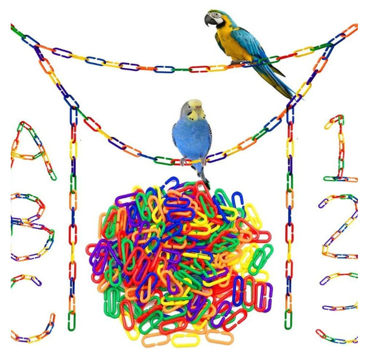 Parrot Toy Bird Supplies C-Shape Plastic Chain - Cindi Book