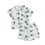 Baby Boy Beach Series Short Sleeve Blouse And Pants - Cindi Book