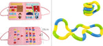 New Busy Book Children's Busy Board Dressing And Buttoning Learning Baby Early Education Preschool Sensory Learning Toy - Cindi Book