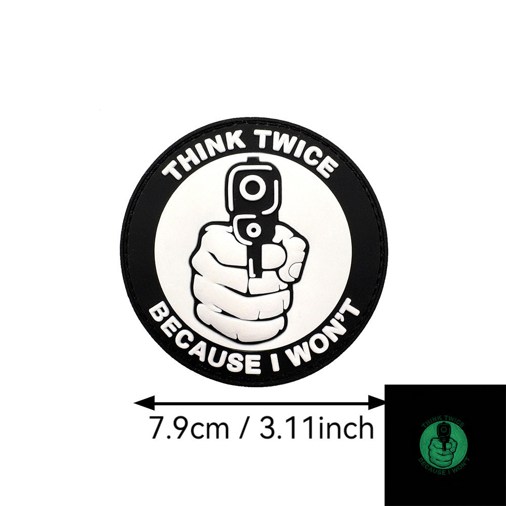 THINK TWICE BECAUSE I WON'T THINK TWICE Before Chapter PVC Flexible Glue Armband - Cindi Book