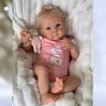 3D Advanced Skin-tone Painted Lifelike Reborn Baby Doll - Cindi Book