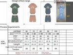 Rainbow Waffle Four-color Side Button Short Sleeve Baby Bodysuit Shorts Suit - Cindi Book