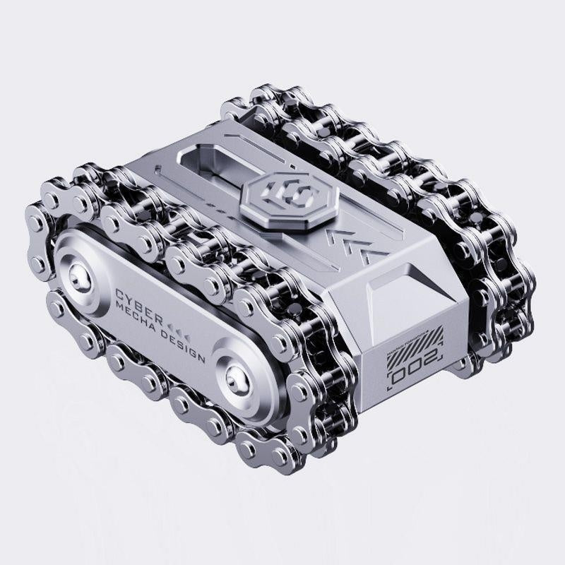 Mechanical Rotating Decompression Hand Pieces Metal Toy Tank - Cindi Book