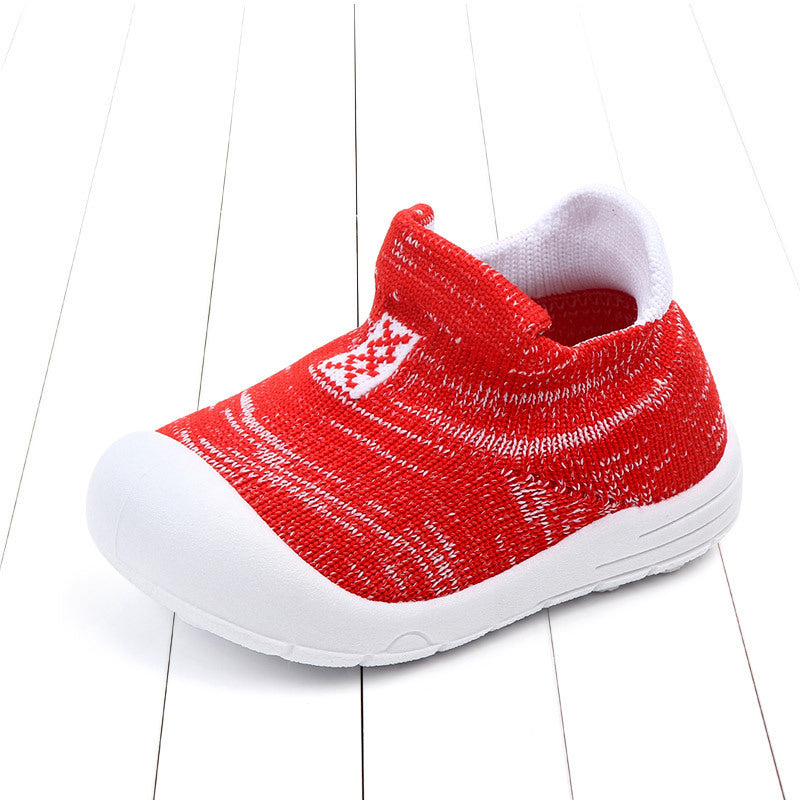 Spring Children''s Single Shoe Soft Sole Walking Shoes Non Slip Breathable Baby Shoes - Cindi Book