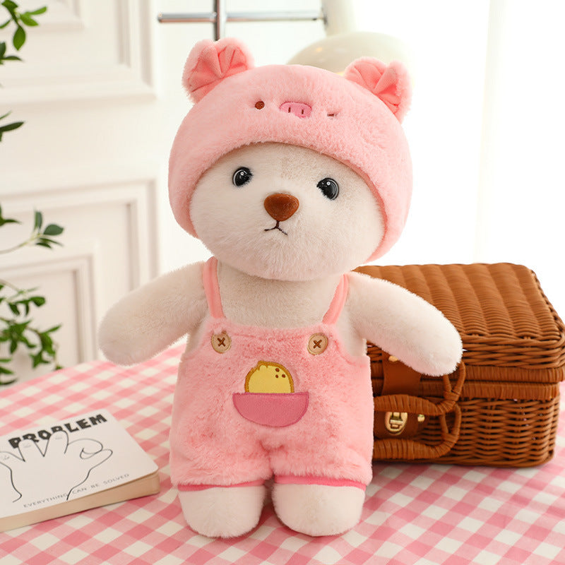 Dress-Up Bear Series Children's Birthday Gift Cute Plush - Cindi Book