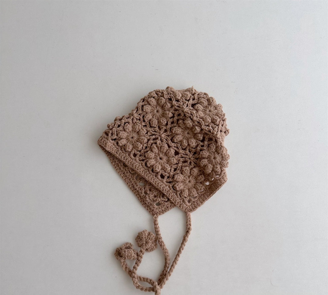 Breathable Lace Up Earflaps Woolen Hat Girl - Cindi Book