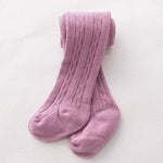 Fashion Simple Baby Cotton Solid Color Pantyhose - Cindi Book