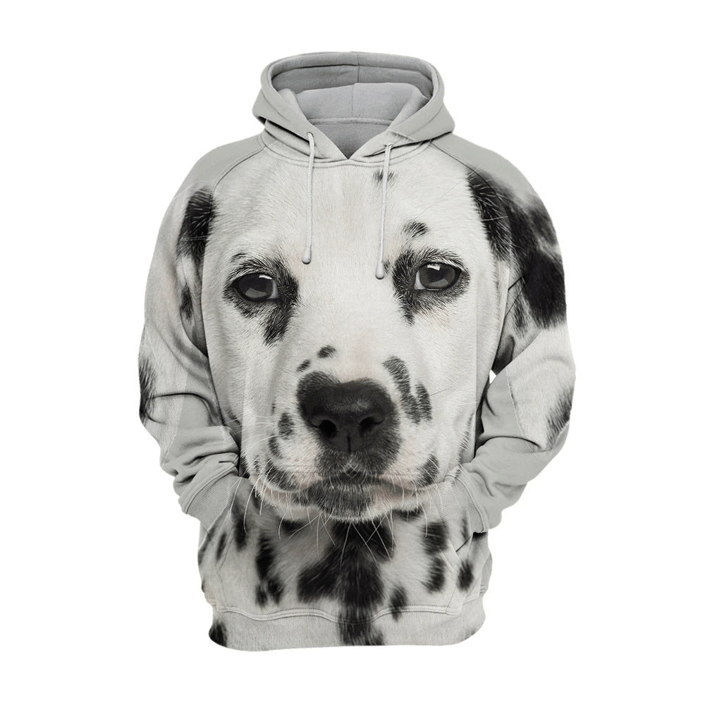 Animal Dog Print Hoodie Winter Hoodie Man's Sportswear - Cindi Book
