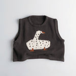 Spring And Autumn Vest Sleeveless Jacquard Knitted Cotton - Cindi Book