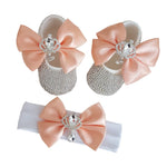 Photography Props And Headband Baby Toddler Shoes Soft Sole Suit - Cindi Book