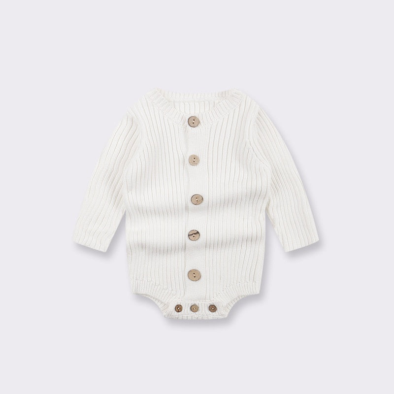 Knitted Sweater Baby Bodysuit One-piece Baby Wear - Cindi Book
