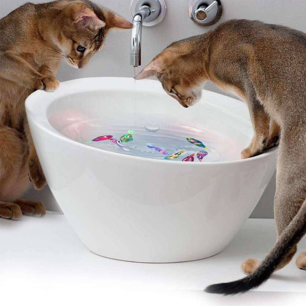 Cat Interactive Electric Fish Water Toy For Indoor Play Swimming Robot Fish Toys For Cat Dog Pet Baby Swimmer Bath Robofish Toys - Cindi Book