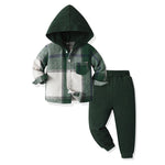 Korean Style All-matching Plaid Shirt Harem Pants - Cindi Book