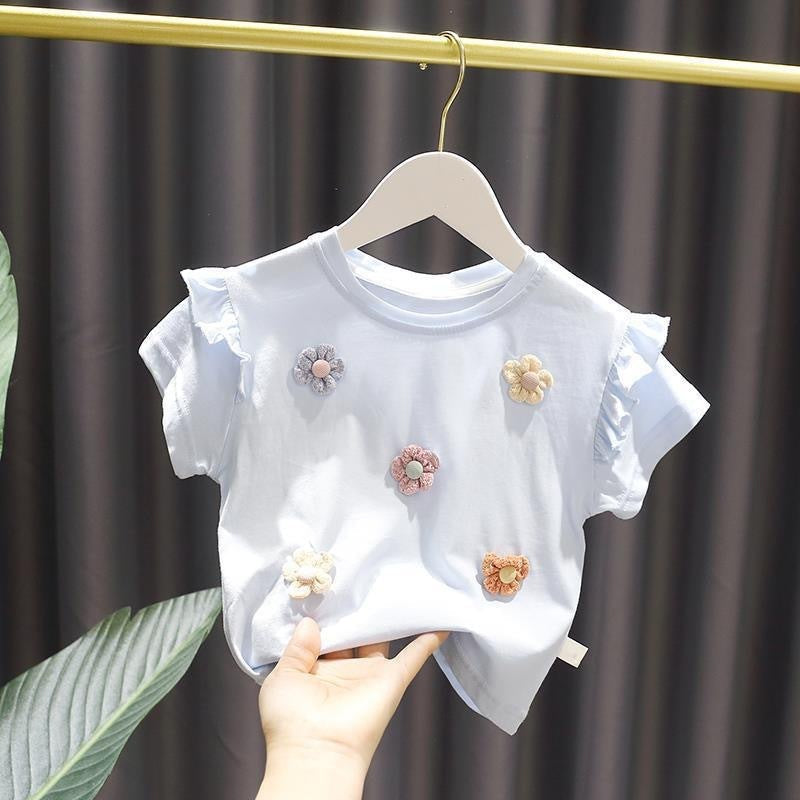 Thin Children's Summer Clothing Baby Summer Clothing Top - Cindi Book
