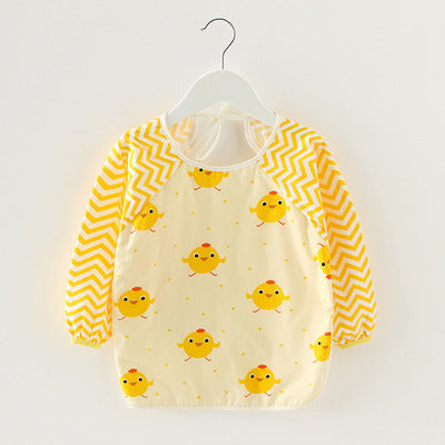 Baby Dinner Coverall Bib Spring And Autumn Long Sleeve Apron - Cindi Book