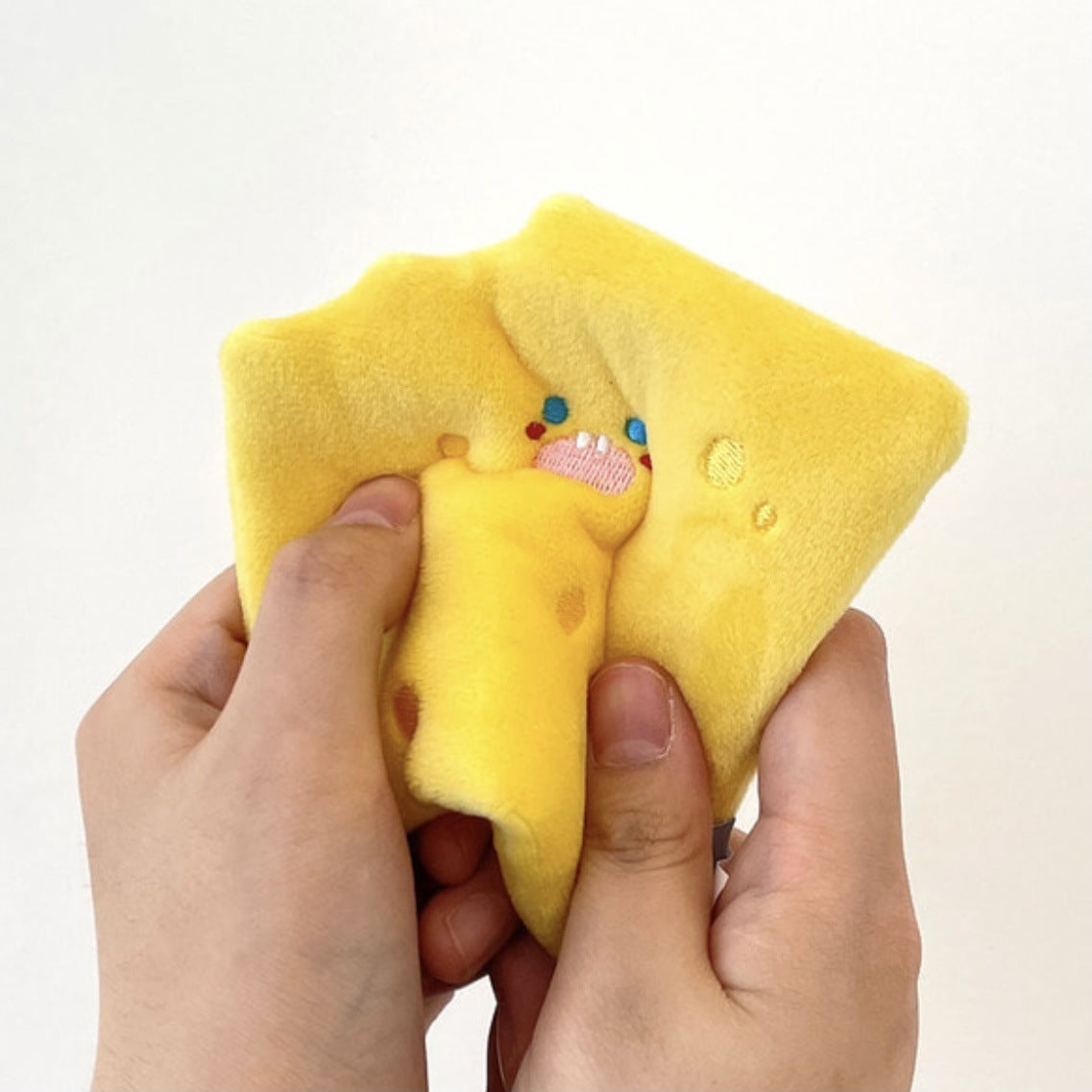 Pet Tibetan Food Sniffing Paper Cheese Plush Sounding Toy - Cindi Book