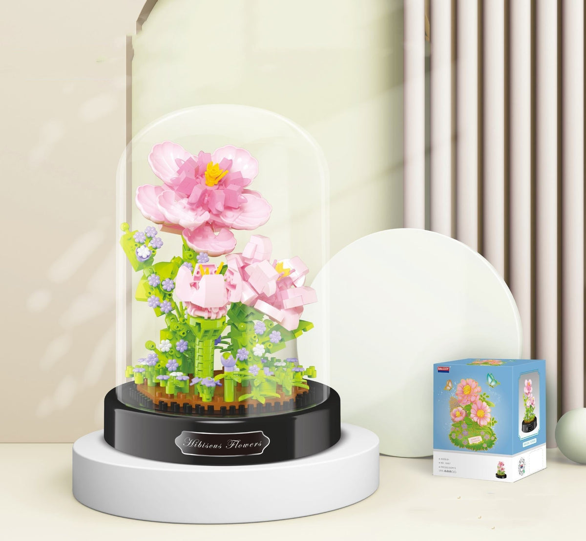 Small Particle Assembly Rose Decoration Toys - Cindi Book