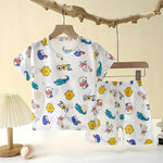 Children's Loungewear Pajamas Pure Cotton Underwear Set - Cindi Book
