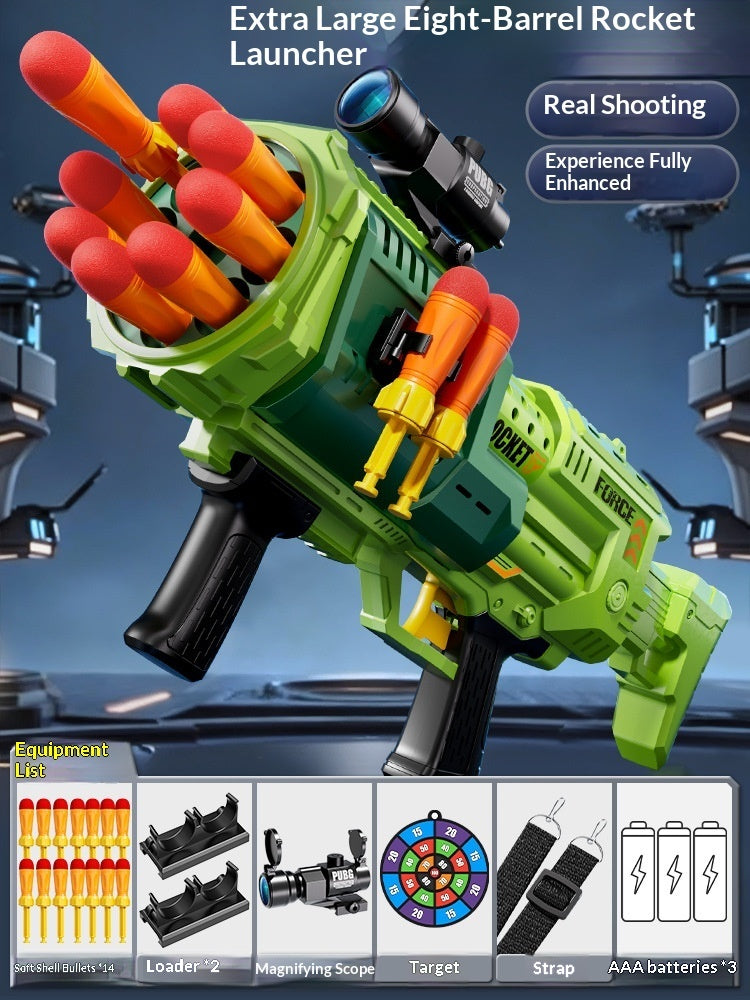 Childrens Army-Green Rocket Launcher Shooting Toy - Cindi Book